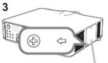 HITACHI CP-WU8440GF - Als u de lamp zelf vervangt, volgt u de volgende procedure. - 1