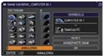 HITACHI CP-WU8440GF - SCHERM menu - 5