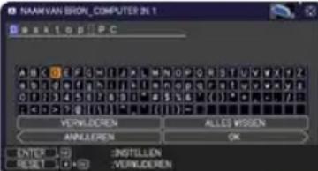 HITACHI CP-WU8440GF - SCHERM menu - 8