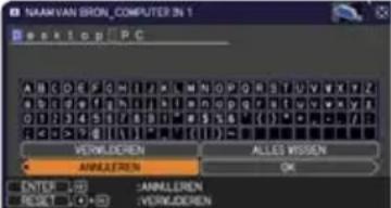 HITACHI CP-WU8440GF - SCHERM menu - 7