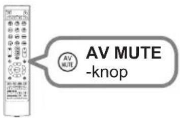 AV MUTE -knop