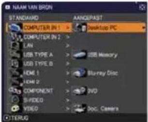 HITACHI CP-WU8440GF - SCHERM menu - 6
