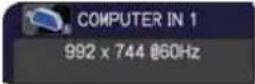 HITACHI CP-WU8440GF - INPUT menu - 5