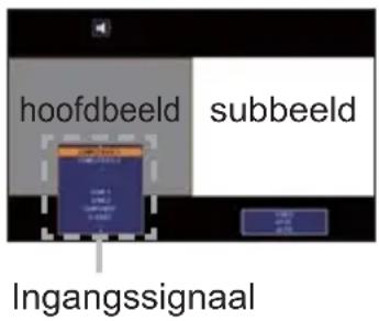hoofdbeeld subbeeld Ingangssignaal