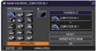HITACHI CP-WU8440GF - SCHERM menu - 4