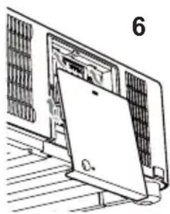 HITACHI CP-WU8440GF - De lamp vervangen - 3