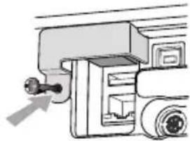 HITACHI CP-WU8440GF - De afdekking van adapter vastmaken - 3
