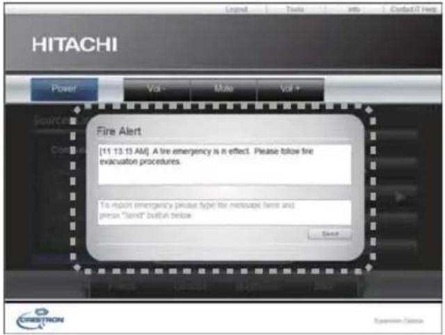 HITACHI CP-WU8440GF - Noodalarm - 1