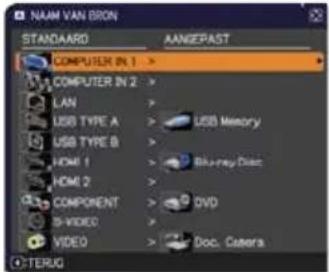 HITACHI CP-WU8440GF - SCHERM menu - 3