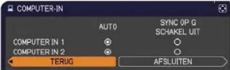 HITACHI CP-WX3015WNEF - INPUT menu - 3