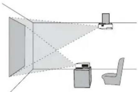 HITACHI CP-X2511NEF - Op een horizontale oppervlakte Opgehangen aan het plafond - 2