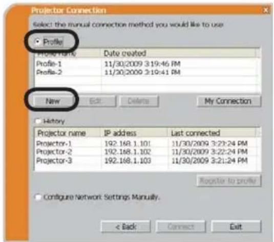 HITACHI CP-X2511NEF - Het maken van profielgegevens - 1