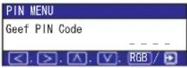 HITACHI CP-X268AWF - Menu OPT. (vervolg) - 1