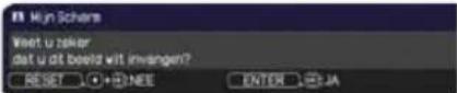 HITACHI CP-X8150GF - SCHERM menu - 2