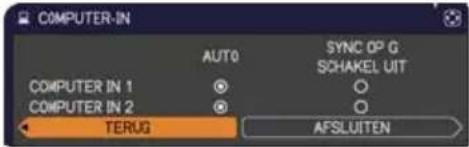 HITACHI CP-X8150GF - INPUT menu - 4