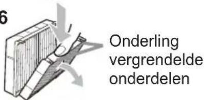6 Onderling vergrendelde onderdelen
