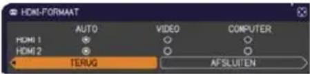 HITACHI CP-X8150GF - INPUT menu - 3