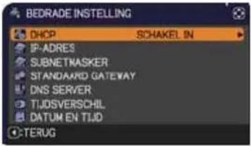 HITACHI CP-X8150GF - NETWERK menu - 4
