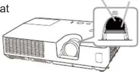 HITACHI CPWX12WNEF - De zoom en focus aanpassen - 1