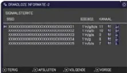 HITACHI CPWX12WNEF - NETWERK menu - 4
