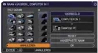 HITACHI CPWX12WNEF - SCHERM menu - 7