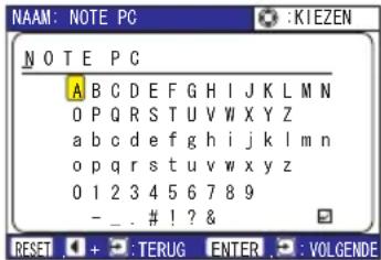 HITACHI CPX2WF - Menu SCHERM - 4