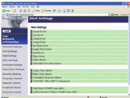 HITACHI CPX2WF - Alert Settings (Alert Instellingen) - 1