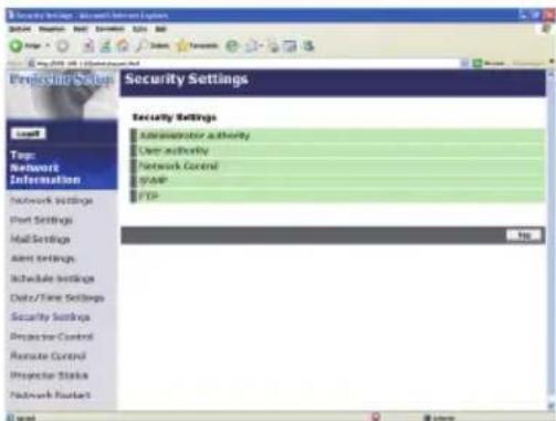 HITACHI CPX2WF - Security Settings (Veiligheid Instellingen) - 1