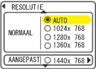 HITACHI CPX2WF - Menu INPUT (vervolg) - 1