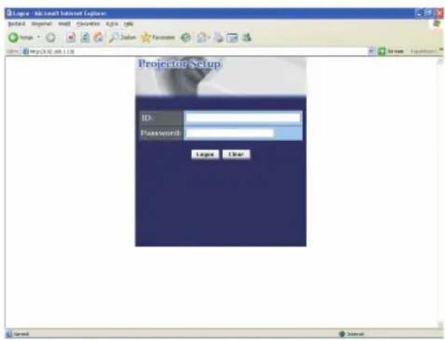 HITACHI CPX2WF - Configuratie en Bediening van de projector via een web browser (Vervolg) - 1