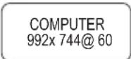 HITACHI CPX2WF - Menu INPUT (vervolg) - 4