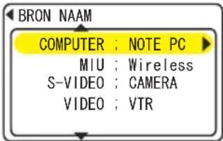 HITACHI CPX2WF - Menu SCHERM - 3