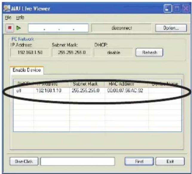 HITACHI CPX2WF - Gebruik van "MIU Live Viewer" (Vervolg) - 1