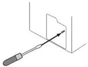 HITACHI CPX985W - Vervangen van de lamp - 1