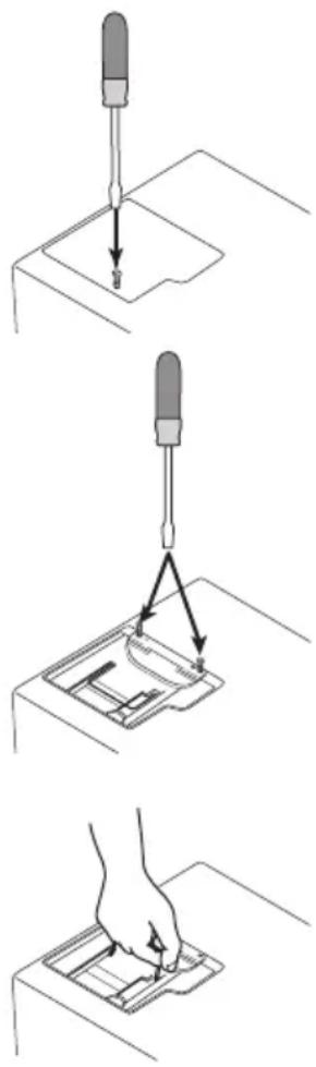 HITACHI CPX995W - Vervangen van de lamp - 1
