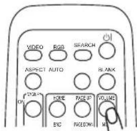 VIDEO RGB SEARCH ASPECT AUTO BLANK HOME PAGE UP VOLUME END PAGEDOWN OK