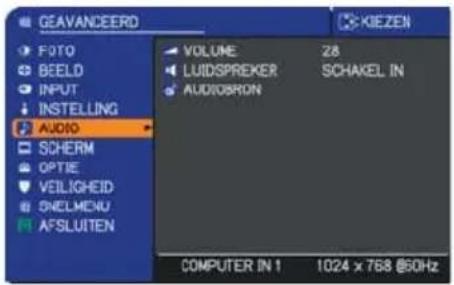 GEAVANCEERD FOTO BEELD INPUT INSTALLING AUDIO SCHERM OPTIE VEILIGHEID SNELMENU AFSLUITEN VOLUME LUIDSPREKER AUDIOBRON Z8 SCHAKEL IN COMPUTER IN 1 1024 x 768 @50Hz