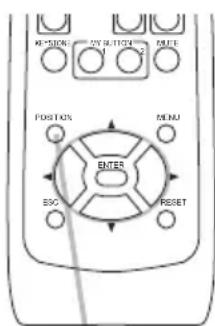 MOTION SWITCHER MUTE 1 2 POSITION MENU ENTER SNO RESET
