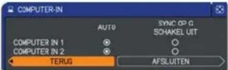 HITACHI ED-X50EP - INPUT menu - 3