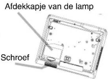 Afdekkapje van de lamp Schroef