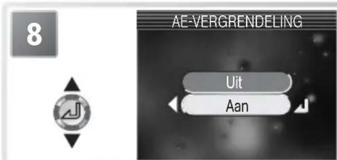 8 AE-VERGRENDELING Uit Aan
