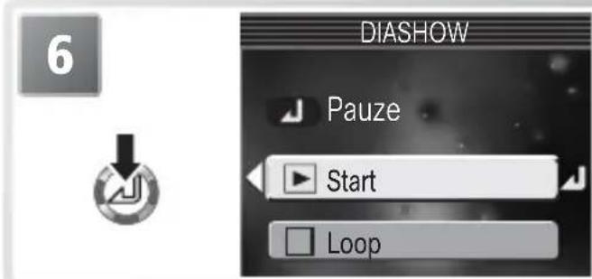DIASHOW Pauze Start Loop
