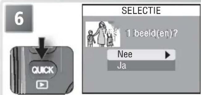 6 QUICK SELECTIE 1 beeld(en)? Nee Ja