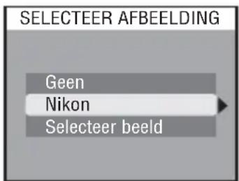 SELECTEER AFBEELDING Geen Nikon Selecteer beeld