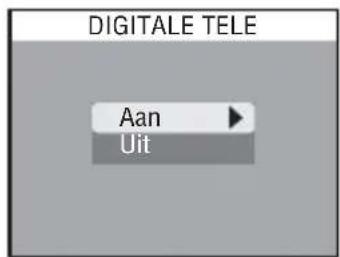 DIGITALE TELE Aan Uit