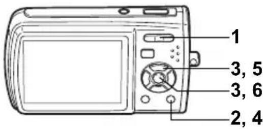 PENTAX Optio L40 - Een geluidsbestand wissen - 3