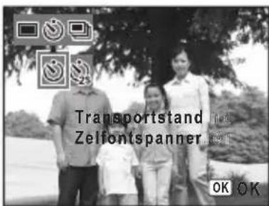 PENTAX Optio L40 - De zelfontspanner gebruiken - 1