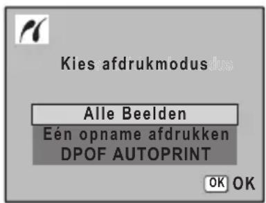 PENTAX Optio L40 - De camera aansluiten op de printer - 1