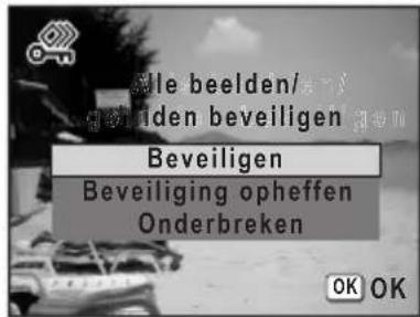PENTAX Optio L50 - Alle opnamen en geluidsbestanden beveiligen - 2