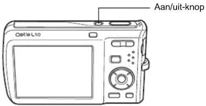 PENTAX Optio L50 - De camera aan- en uitzetten - 1